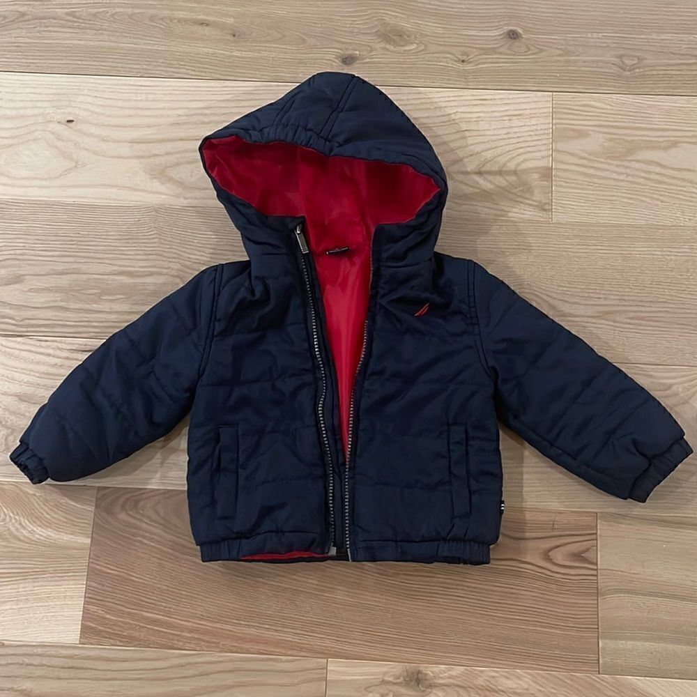 Nautica Puffer Jacket Navy 18 months